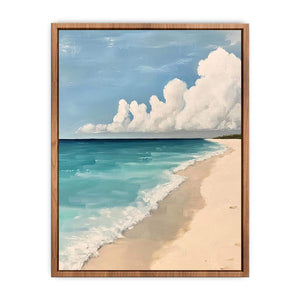 Neutral beach Canvas Painting