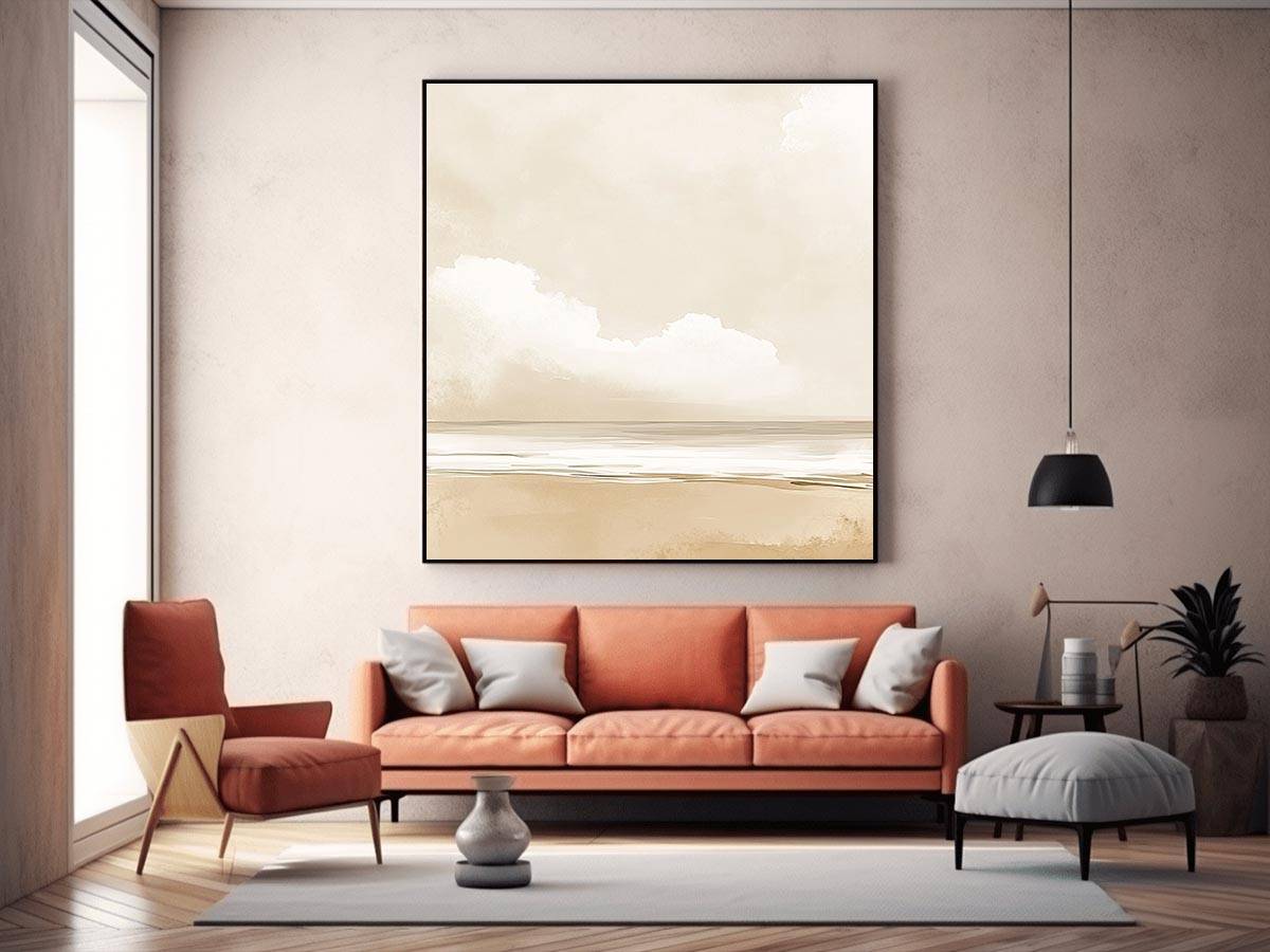 Minimalist Beach Painting