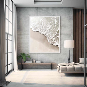 Minimalist Beach II Canvas Painting