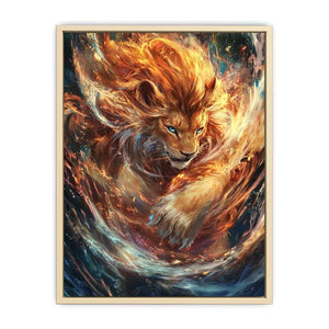 Magestic Lion Canvas Painting