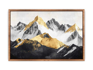Mountain Range Canvas Painting