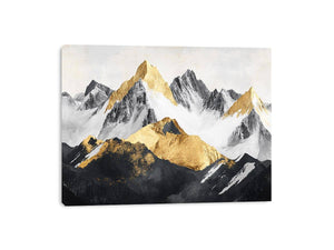 Mountain Range Canvas Painting