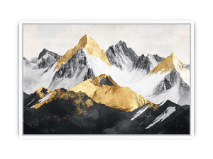 Mountain Range Canvas Painting