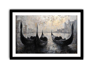 Gondolas Canvas Painting