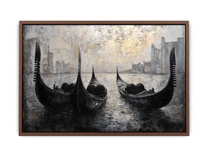 Gondolas Canvas Painting