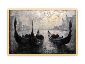 Gondolas Canvas Painting