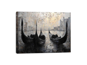 Gondolas Canvas Painting