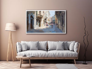 Venice Streets Canvas Painting