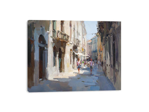 Venice Streets Canvas Painting