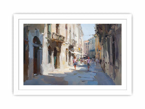 Venice Streets Canvas Painting
