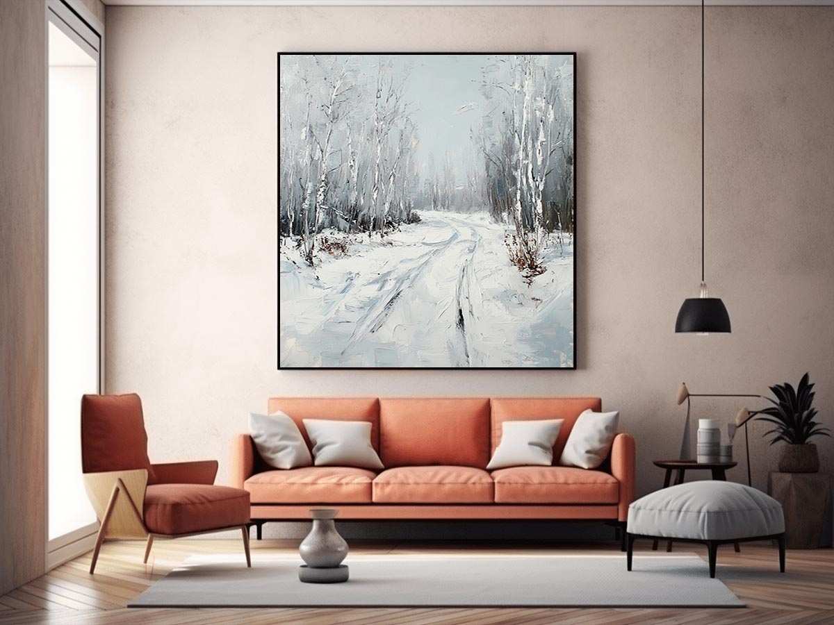Snow Path Painting