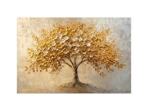 Golden Tree Oil Painting