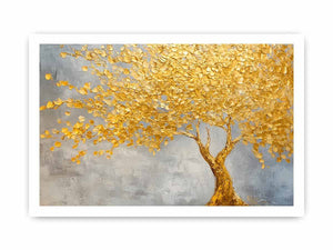Golden Tree II Canvas Painting