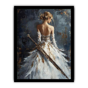 Lady Justice Canvas Painting