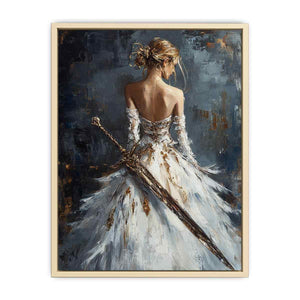 Lady Justice Canvas Painting
