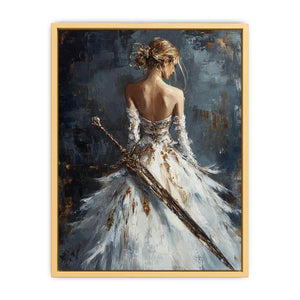 Lady Justice Canvas Painting