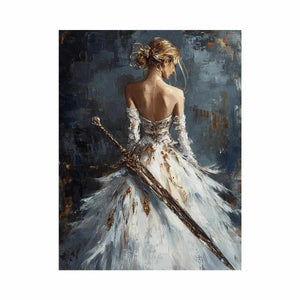 Lady Justice Oil Painting