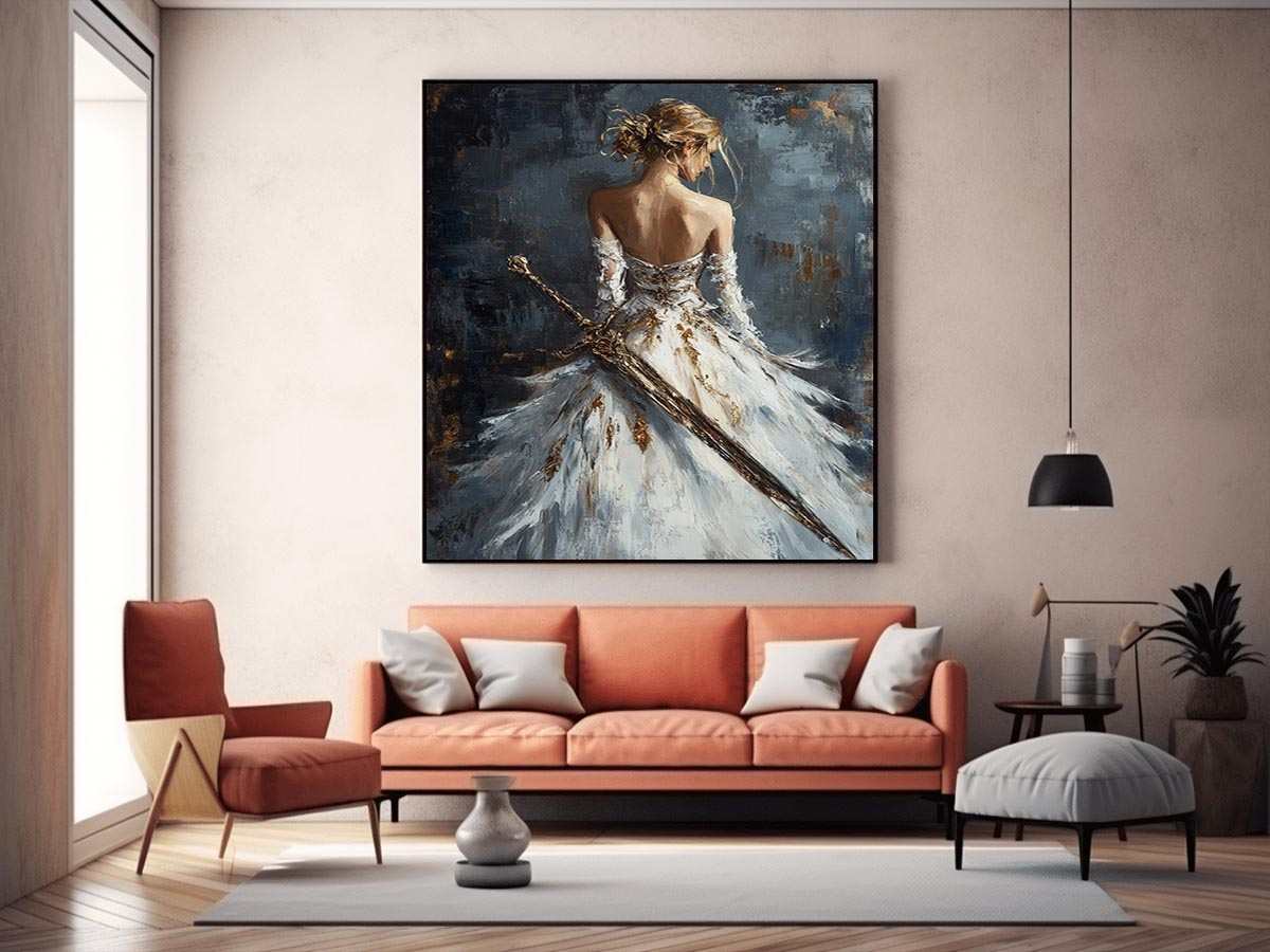 Lady Justice Painting