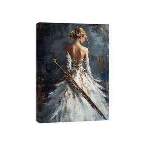Lady Justice Canvas Painting