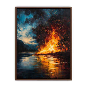 Fire Canvas Painting