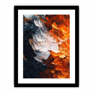 Orange Accents Canvas Painting