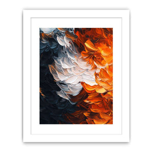 Orange Accents Canvas Painting