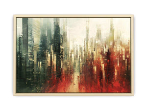 Bustling Canvas Painting