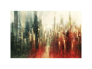 Bustling Oil Painting