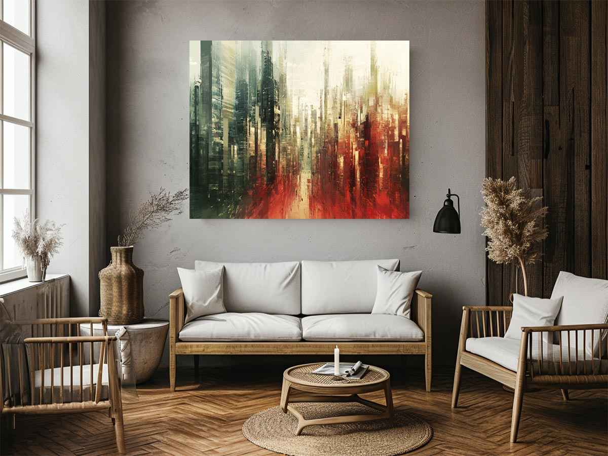 Bustling Painting