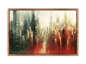Bustling Canvas Painting