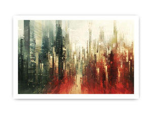 Bustling Canvas Painting