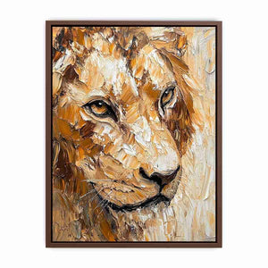 King of Beasts Canvas Painting