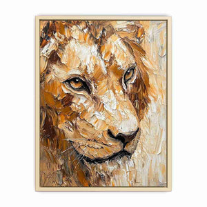 King of Beasts Canvas Painting