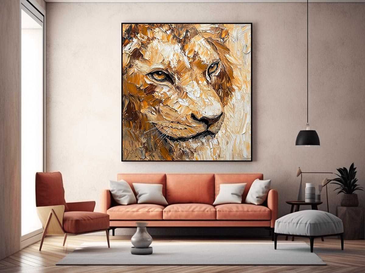King of Beasts Painting