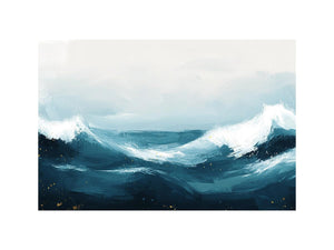 Ocean Waves Oil Painting
