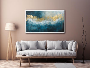 Flowing Canvas Painting