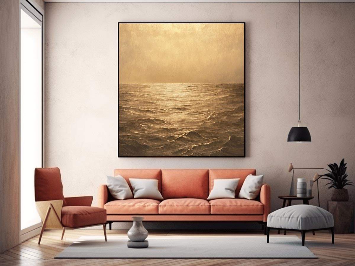 Amber ocean Painting