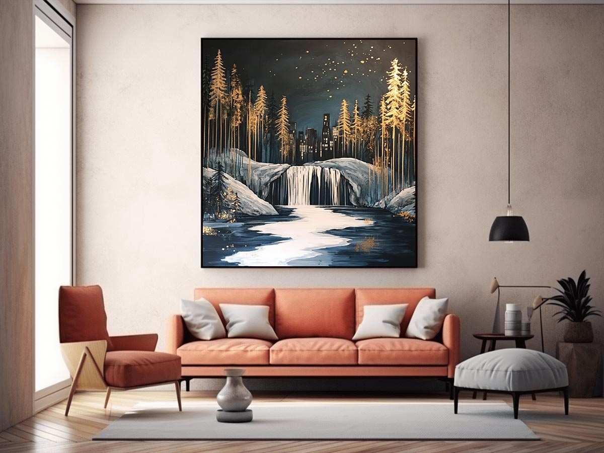 Riverscape Painting