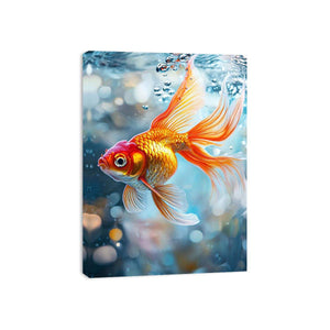 Goldfish Canvas Painting