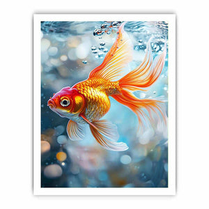 Goldfish Canvas Painting
