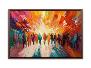 Urban Ballet Canvas Painting