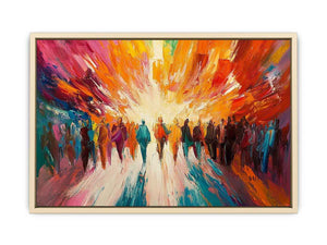 Urban Ballet Canvas Painting