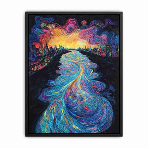 Thames river Canvas Painting