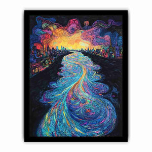 Thames river Canvas Painting