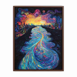 Thames river Canvas Painting