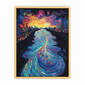 Thames river Canvas Painting
