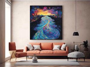 Thames river Painting