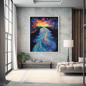 Thames river Canvas Painting