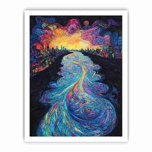 Thames river Canvas Painting