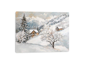 Where Snow Meets Sky Canvas Painting
